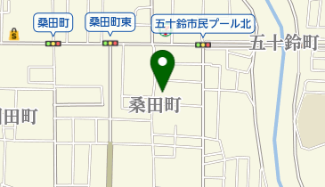 茨木市立五十鈴市民プールの地図画像