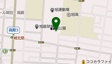 旭プールの地図画像