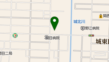 大阪市立城東屋内プールの地図画像