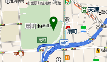 NASアクアパーク扇町プールの地図画像