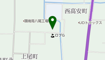 八尾市立屋内プールしぶきの地図画像