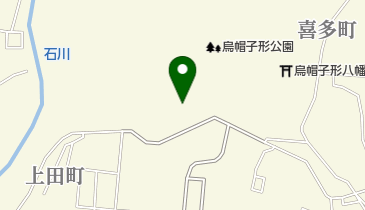 烏帽子形公園プールの地図画像