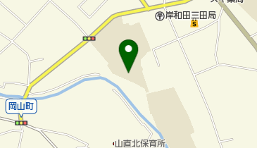 岸和田市山直北プールの地図画像