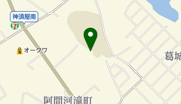 岸和田市葛城プールの地図画像