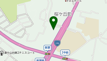 富田林オーエンスプールの地図画像