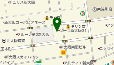 淀川スポーツセンターの地図画像