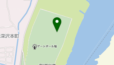 淀川河川公園大塚地区サッカー、ラグビー場の地図画像