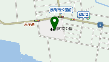 鶴町南運動場の地図画像