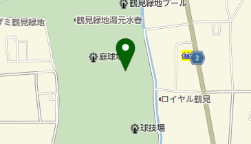 鶴見緑地運動場の地図画像