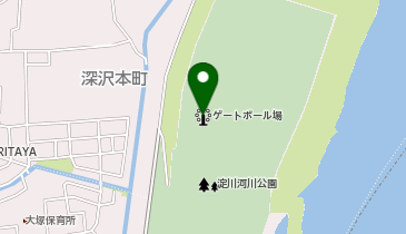 淀川河川公園大塚地区ゲートボール場の地図画像