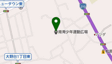 大阪狭山市立南青少年運動広場の地図画像