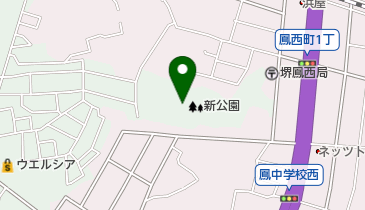 新公園運動広場の地図画像