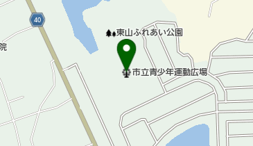 貝塚市立青少年運動広場の地図画像