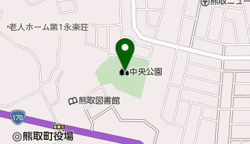 熊取町中央公園内多目的広場の地図画像