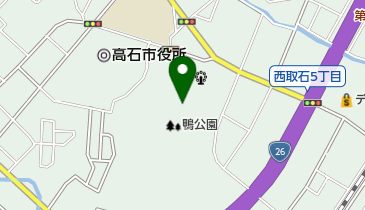 鴨公園運動広場の地図画像
