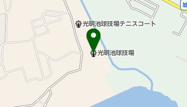 和泉市立光明池球技場の地図画像