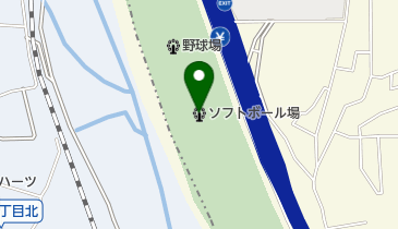 池田市立猪名川運動場ソフトボール場の地図画像