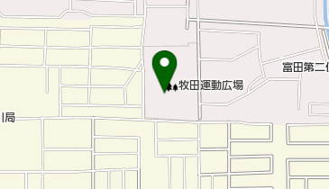 高槻市立牧田運動広場の地図画像