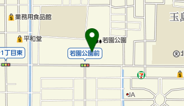 若園公園グラウンドの地図画像