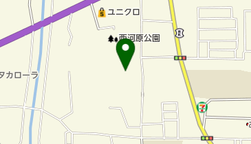 西河原公園グラウンドの地図画像