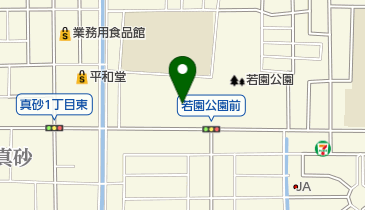 若園運動広場グラウンドの地図画像