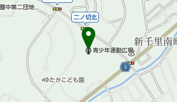 青少年運動広場の地図画像