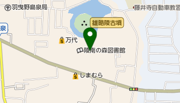 陵南の森総合センター附設屋外ゲートボール場の地図画像