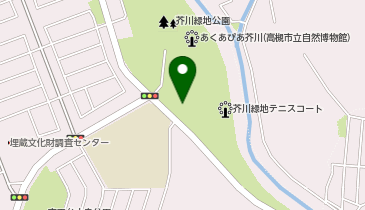 芥川緑地健康づくり広場の地図画像