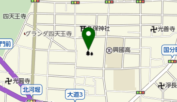 寺田町野球場の地図画像