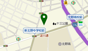 十三野球場の地図画像