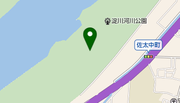 淀川河川公園佐太西地区野球場の地図画像