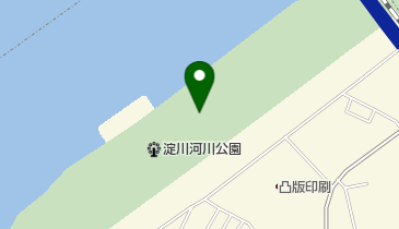 淀川河川公園海老江地区野球場の地図画像