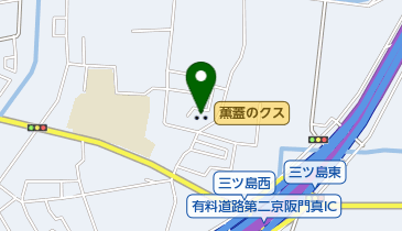 三島神社の薫蓋樟の地図画像