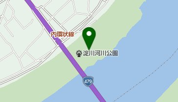 淀川河川敷のマツムシ2の地図画像