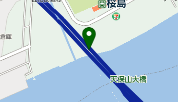 天保山大橋の地図画像