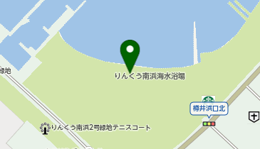 りんくう南浜海水浴場の地図画像