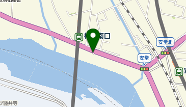大和川リバーサイドサイクルラインの地図画像