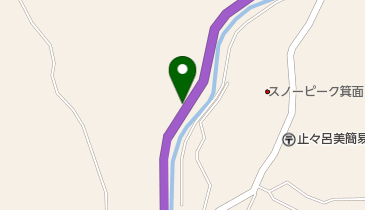 止々呂美渓流釣場の地図画像