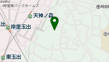 阿部野神社の地図画像