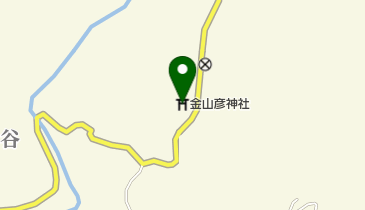金山彦神社の地図画像
