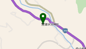 建水分神社の地図画像