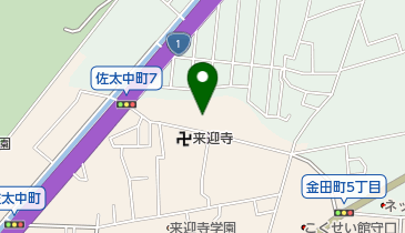 佐太天神宮の地図画像