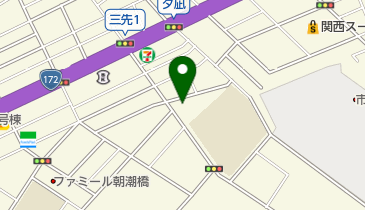 三先天満宮の地図画像