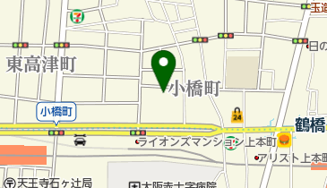 産湯稲荷神社の地図画像