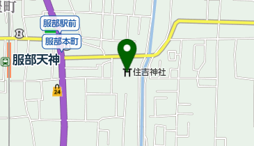 住吉神社(豊中市)の地図画像