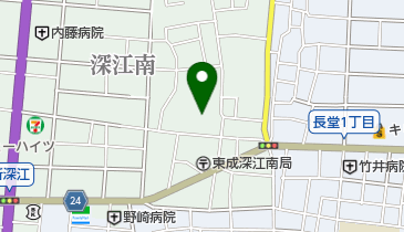 深江稲荷神社の地図画像