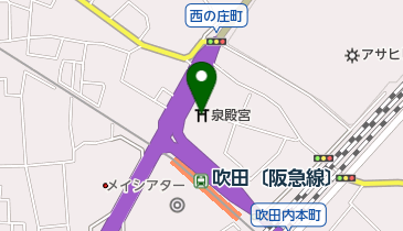 泉殿宮の地図画像