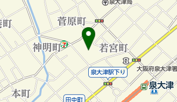 大津神社の地図画像