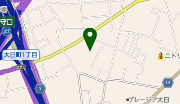 白山神社(守口市)の地図画像