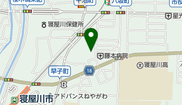 八坂神社(寝屋川市)の地図画像